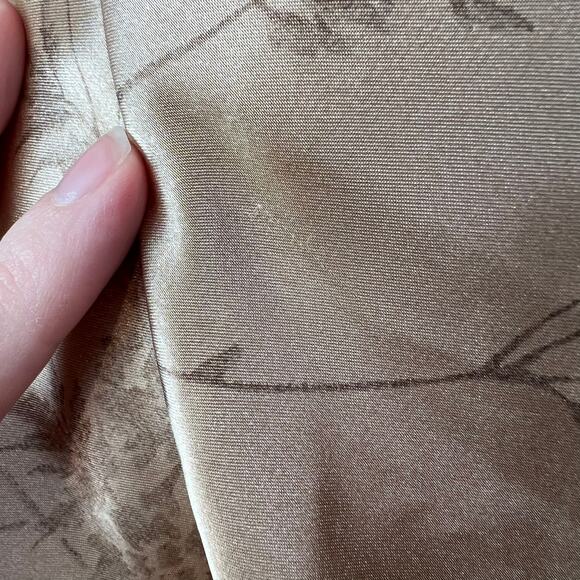 Vintage Y2K Victorias Secret Satin Floral Mini Slip Dress Lace Trim Small - Picture 11 of 16